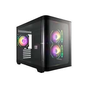 FSP Group S380-Ba (Black/Tempered Glass)