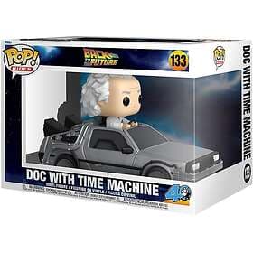 Funko POP! Rides Deluxe: Back to the Future - Doc with Time Machine #133 10cm