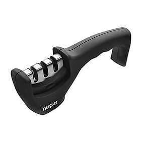 Beper C107UTT001 Manual Knife Sharpener ABS Diamond Tungsten Ceramic Black