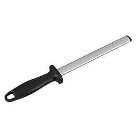 Zerodis 8 Inch Professional Extra Fine Oval Knife Sharpener Steel Rod Diamond Co