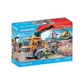 Playmobil Action Heroes 71750 Construction Truck with Crane