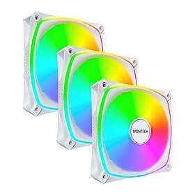 Montech RX120 Pro ARGB PWM White 120mm 3-pack