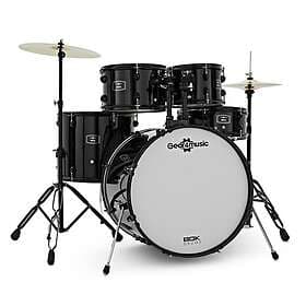 Gear4music BDK-22 Rock Drum Kit Black Oyster