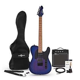 Gear4music Knoxville Select Modern Electric Guitar + Amp Pack Space Burst