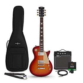 Gear4music New Jersey Select Electric Guitar Cherryburst