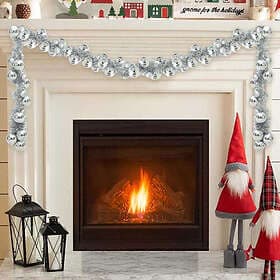 vidaXL 42019693 Christmas Ball Garland 1.9m