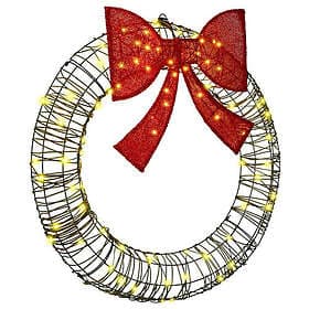vidaXL 42019140 Wreath with 80 LEDs 90cm