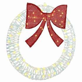 vidaXL 42019133 Wreath with 60 LEDs 75cm