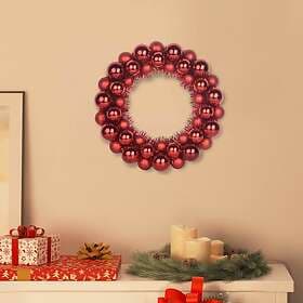 vidaXL 42019677 Christmas Ball Wreaths 2pcs 33cm
