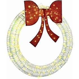 vidaXL 42019135 Wreath with 150 LEDs Warm white 1.2m