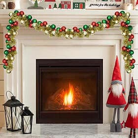 vidaXL 42019698 Christmas Ball Garland 1.9m