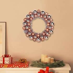 vidaXL 42019686 Christmas Ball Wreaths 33cm 2pcs