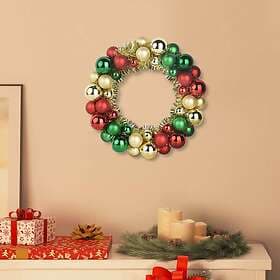 vidaXL 42019687 Christmas Ball Wreaths 33cm 2pcs