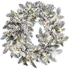 Beliani Sundo Christmas Wreath with LED lights 70cm