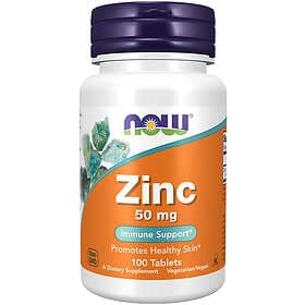Now Foods Zinc 50mg 100 Tablets