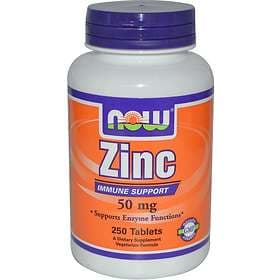Now Foods Zinc 50mg 250 Tablets