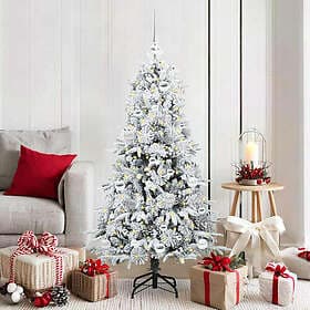 vidaXL Artificial Tree Hinged Green 150cm 150 LEDs