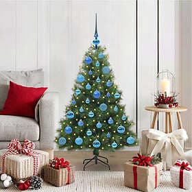 vidaXL Artificial Tree Green 120cm 150 LEDs