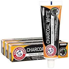 Arm & Hammer Charcoal White Toothpaste 75ml 3-pack