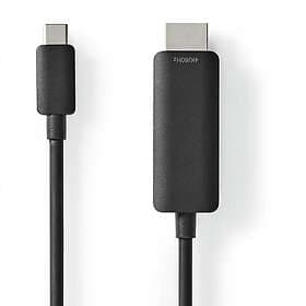 Nedis USB-C to HDMI Cable 3.2 Gen 1 4K@60Hz 2m Black