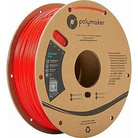 Polymaker PolyLite PLA Red 1.75mm 1kg