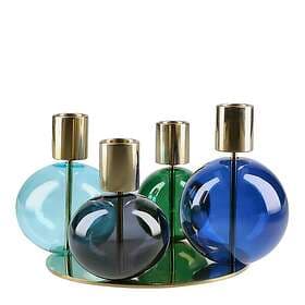 Holmegaard Bubble Candlestick 4L Ø17.5x12cm