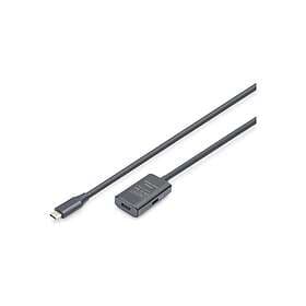 Digitus USB-C to USB-C Extension Cable USB 3.1 5m Black