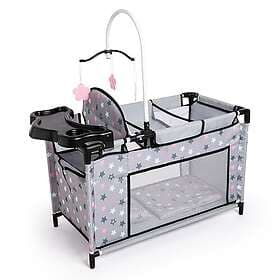 Bayer Design 62607AA Doll Bed with Integrated High Chair, Cabinet Compartment, M