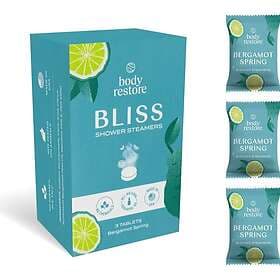 Body Restore Bliss Shower Steamers Bergamot Spring 3 pc