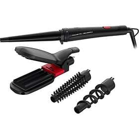 Rowenta Karl Lagerfeld CF422LF0 multi-styling tongs for hair 4 pc