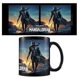 The Mandalorian Star Wars (Nightfall) Black Mug