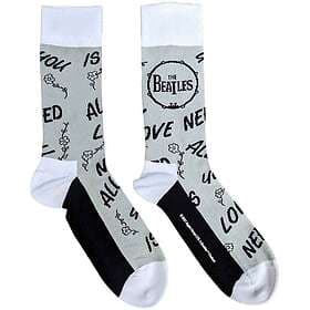 The Beatles All You Need Is Love & Drum Ankle Socks