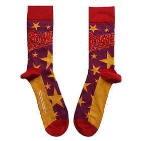 David Bowie Stars Infill Ankle Socks (Purple) (Unisex)