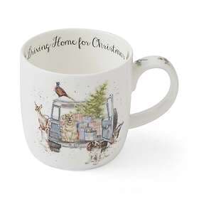 Wrendale Designs Driving Home for Christmas Mug 31cl