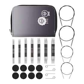 KnitPro Karbonz Interchangeable Circular Needle Set 40-50cm 3-6mm