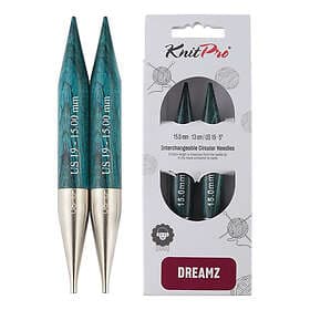 KnitPro Dreamz Interchangeable Circular Needle Tips 13cm 15.00mm