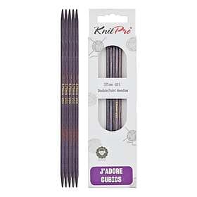 KnitPro J'Adore Cubics Double Pointed Needles 15cm 3.75mm