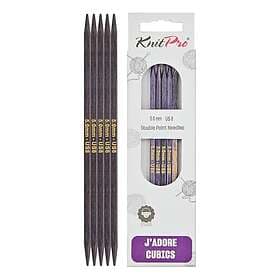 KnitPro J’Adore Cubics Double Pointed Needles 15cm 5.00mm