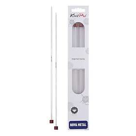 KnitPro Nova Metal Single Point Knitting Needles 30cm 2.75mm