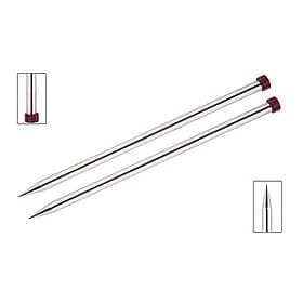 KnitPro Nova Metal Single Point Knitting Needles 40cm 5.00mm