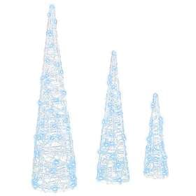 vidaXL Christmas Tree 3pcs 20x20x80cm