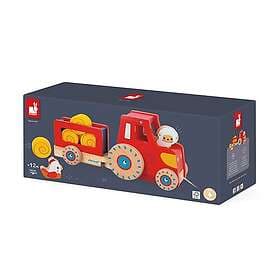 Janod Ferme Tractor Pull Toy