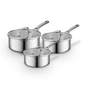 Sur la Table SLT Core Tri-ply Saucepan Set 3 pcs