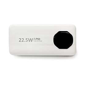 SiGN Kraftfull Powerbank med Inbyggd Kablar 20000mAh