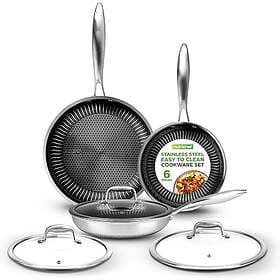Nutrichef NC3PFRY3 Fry Pan Set 6 pcs
