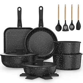 YASHE BZDD-RLSW Fry Pan Set 3 pcs (20cm,24cm,30cm)