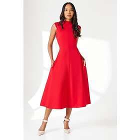 Wallis Structured Fit And Flare Midi Dress