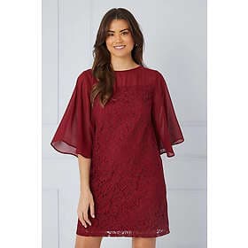 Wallis Lace Chiffon Sleeve Shift Dress
