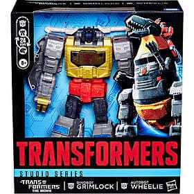 Hasbro Studio Series The Movie Dinobot Grimlock and Autobot Wheelie