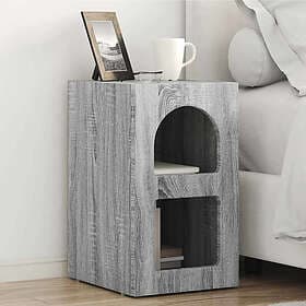 vidaXL Nightstand Grey Sonoma 29.5x35x50 cm Constructed Wood 891236